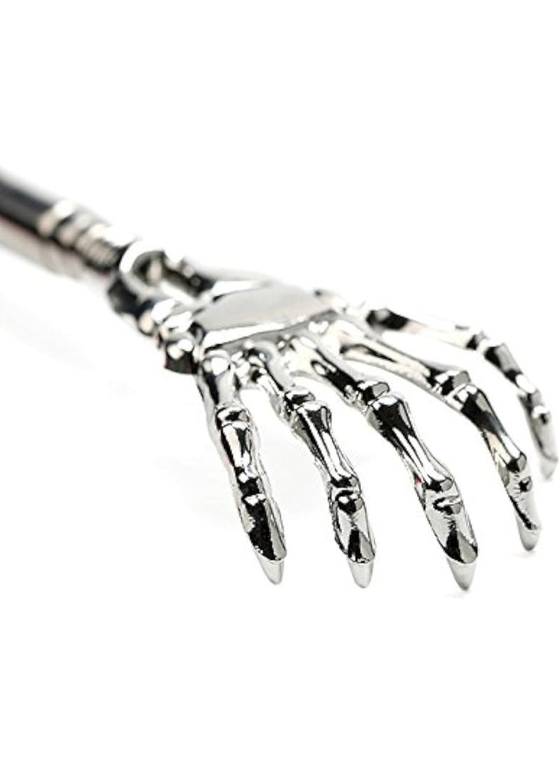 Pink Eagle Claw Telescopic Back Scratcher Stainless Steel Extendable Body Massager | Portable Anti-Itch Back Scratcher Tool with Eagle Claw Head - Image 5