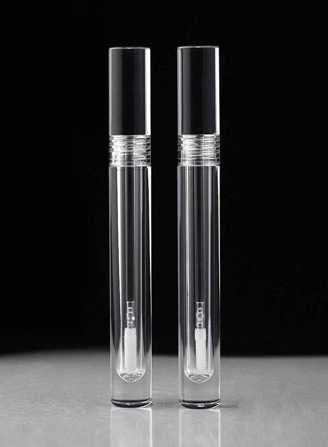 Snowso Lip Gloss Tubes with Wand Empty, 10 Pack 5ml Transparent Lip Gloss Containers, Clear Crystal Lip Gloss Tubes with Rubber Stoppers for DIY Lip Gloss - Image 3