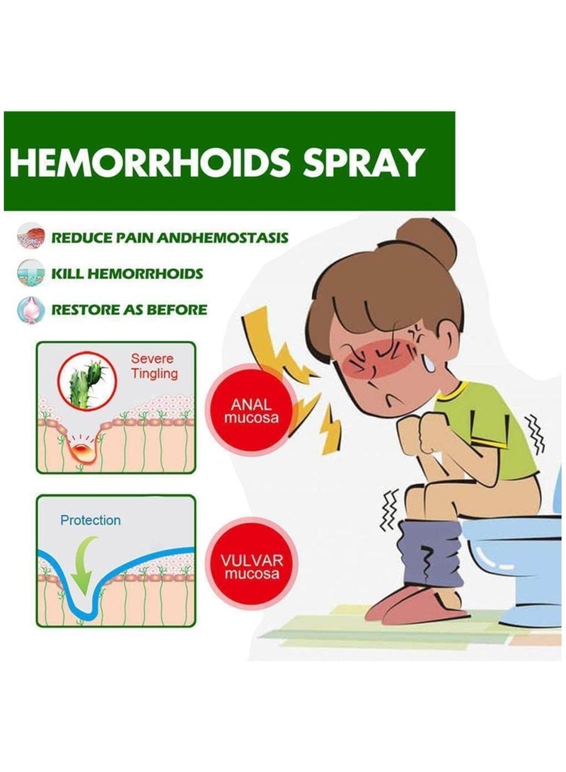 Hemocare Herbal Hemorrhoids Spray, Hemocare Spray, Eelhoe Hemorrhoids Spray, Natural Herbal Hemorrhoids Spray (1) - Image 2