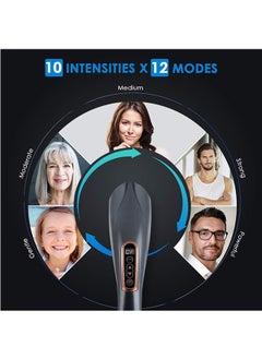LENND Handheld Back Massager - Cordless Deep Tissue Percussion with 6 Interchangeable Nodes, 1 for Neck, Shoulder Joint Pain Relief  - Image 3
