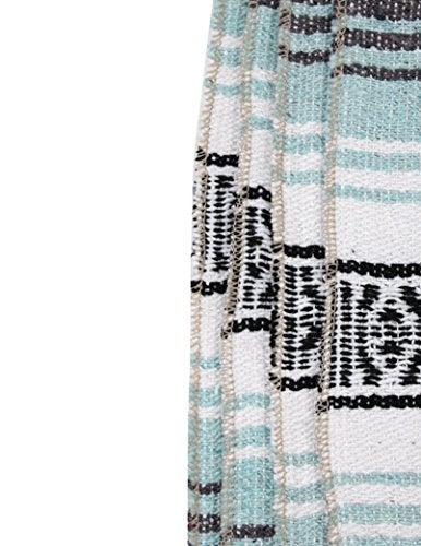 Canyon Creek Authentic Mexican Yoga Falsa Blanket (Sea Green) - Image 2