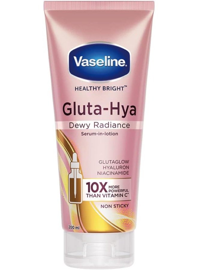 Vaseline Gluta-Hya Serum Burst Dewy Radiance, 200Ml Lotion - Image 1