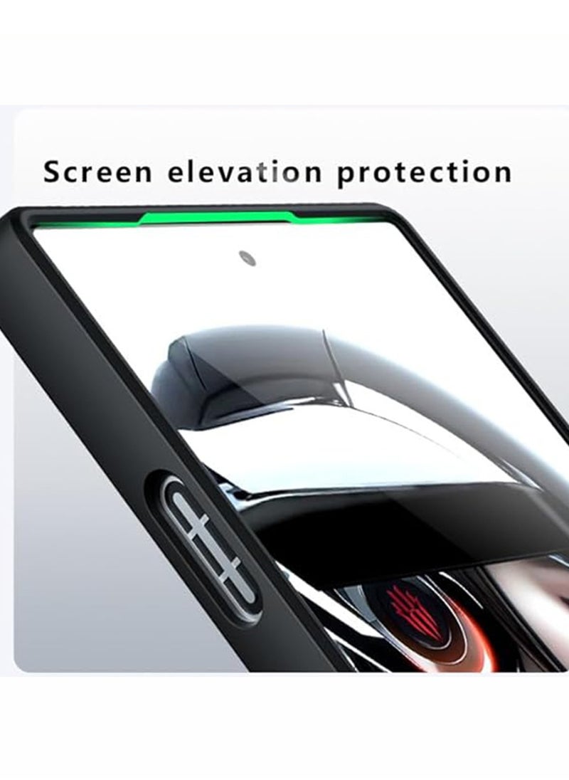 X-level Case for ZTE Nubia Red Magic 9 Pro / 9 pro+, Translucent Hard PC Soft TPU Matte Shockproof Scratch Resistant Case for ZTE Nubia Red Magic 9 Pro / 9 Pro+ 6.8'' -Clear  - Image 4