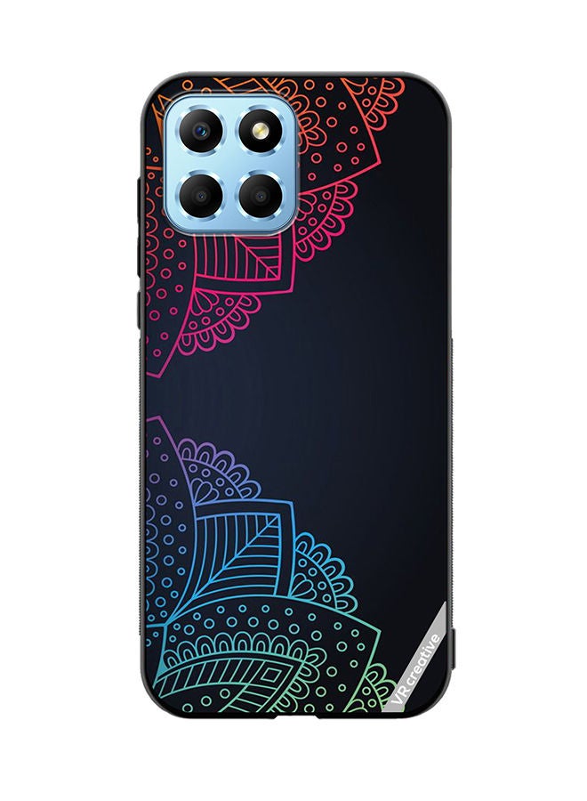 VR CREATIVE Protective Case Cover For Honor X8 5G Mandala Design Multicolour - Image 1