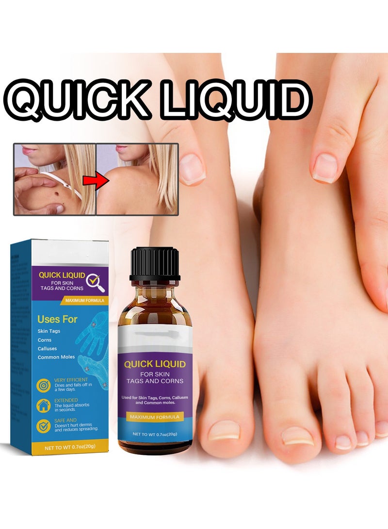 Quick Liquid for Remove Warts Remove Moles and Smooth Skin - Image 4
