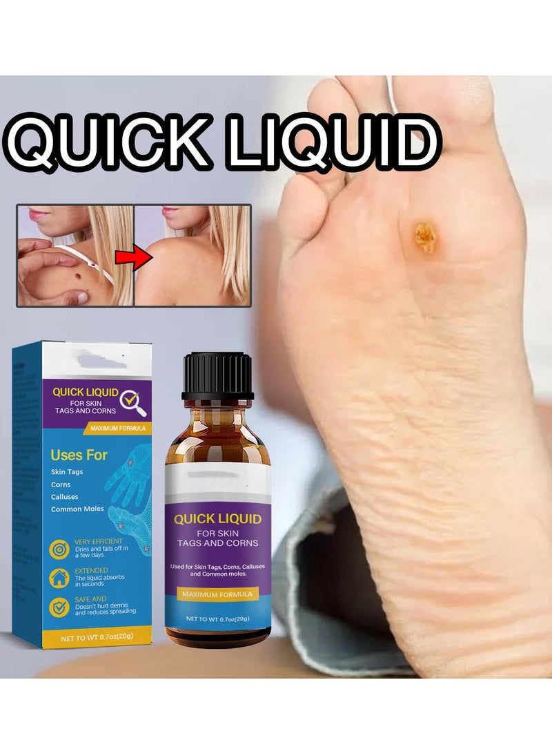 Quick Liquid for Remove Warts Remove Moles and Smooth Skin - Image 2