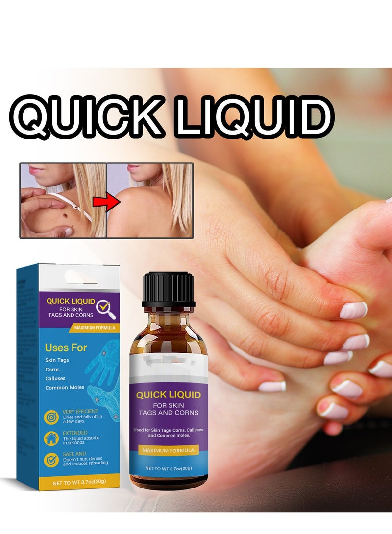 Quick Liquid for Remove Warts Remove Moles and Smooth Skin - Image 1