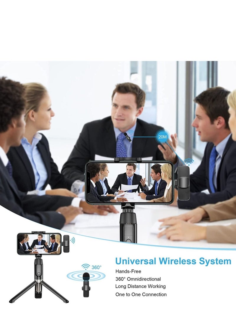 Generic Wireless Lavalier Microphone for Type-C Phone, Plug-Play Wireless Mic with 2 Microphone for USB-C Android Phone Video Recording, Interview, Vlog, Auto Sync and Noise Reduction  - Image 5