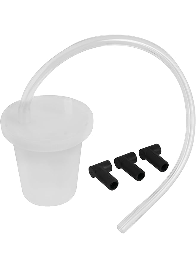 Performance Tool W80626 One Person Brake Bleeder Kit With 3 Adapters, Easily Remove Air From Brake Lines, 12In. Hose Length, 8Oz. Cup Capacity - Image 1