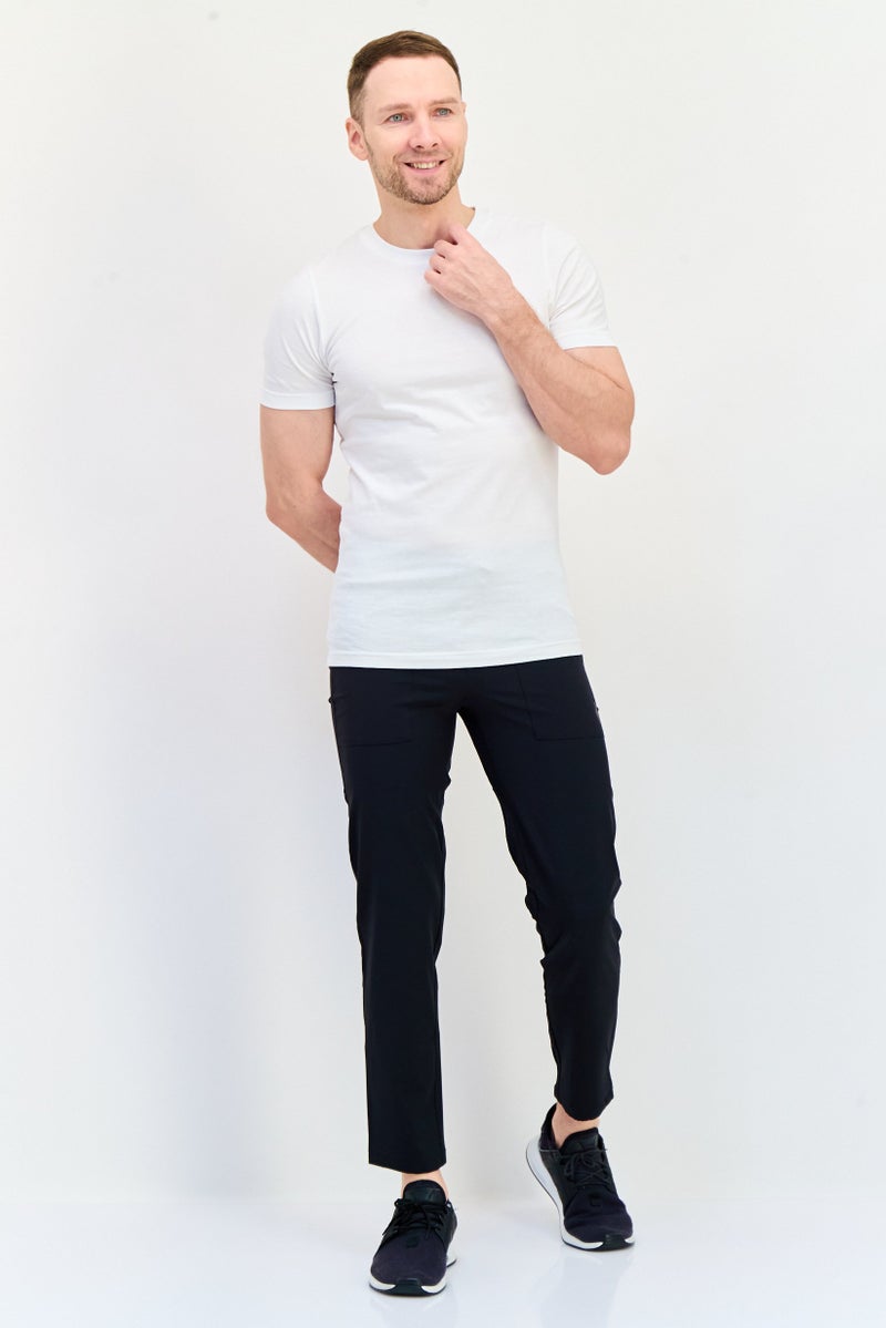 SKECHERS Men Sportswear Fit Training Sweatpants, Black  - Image 4