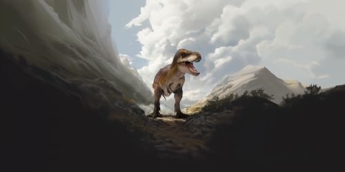 RECUR نماذج الديناصور ما قبل التاريخ T-Rex أوزبورن 15 بوصة - تمثال تيرانوصور ركس واقعي للعب والعرض بفك متحرك فاخر - Image 2