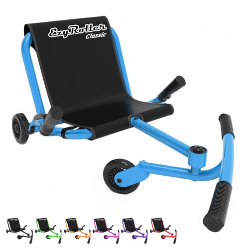 EzyRoller Classic Ride on Scooter for Kids Ages 4+ - Black - Image 1