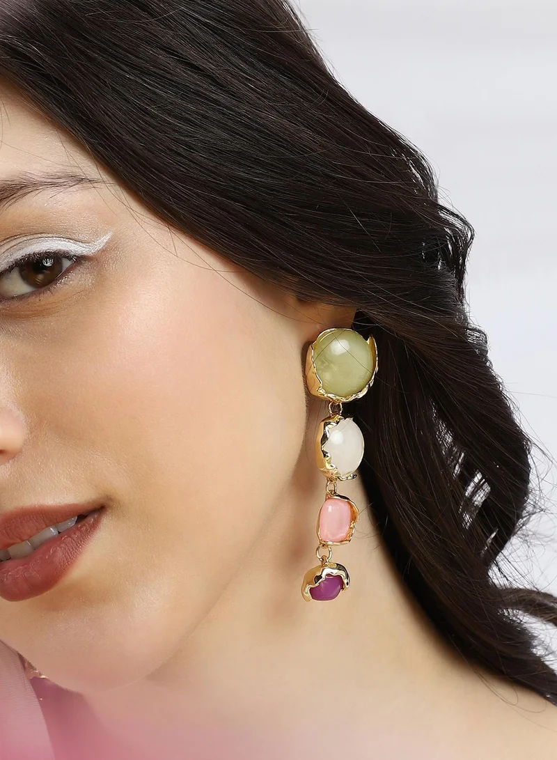 SOHI Cassata Artificial Drop Earring Jewellery