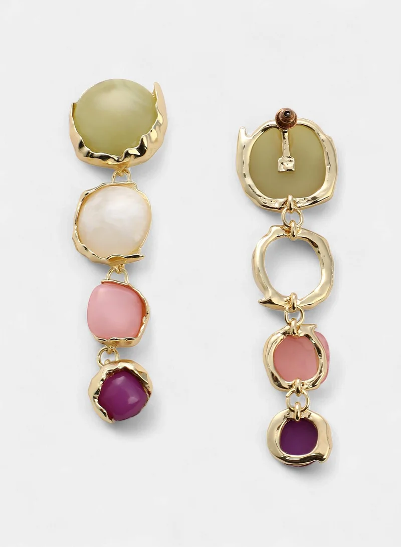 SOHI Cassata Artificial Drop Earring Jewellery