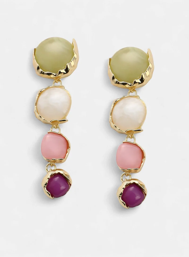 SOHI Cassata Artificial Drop Earring Jewellery