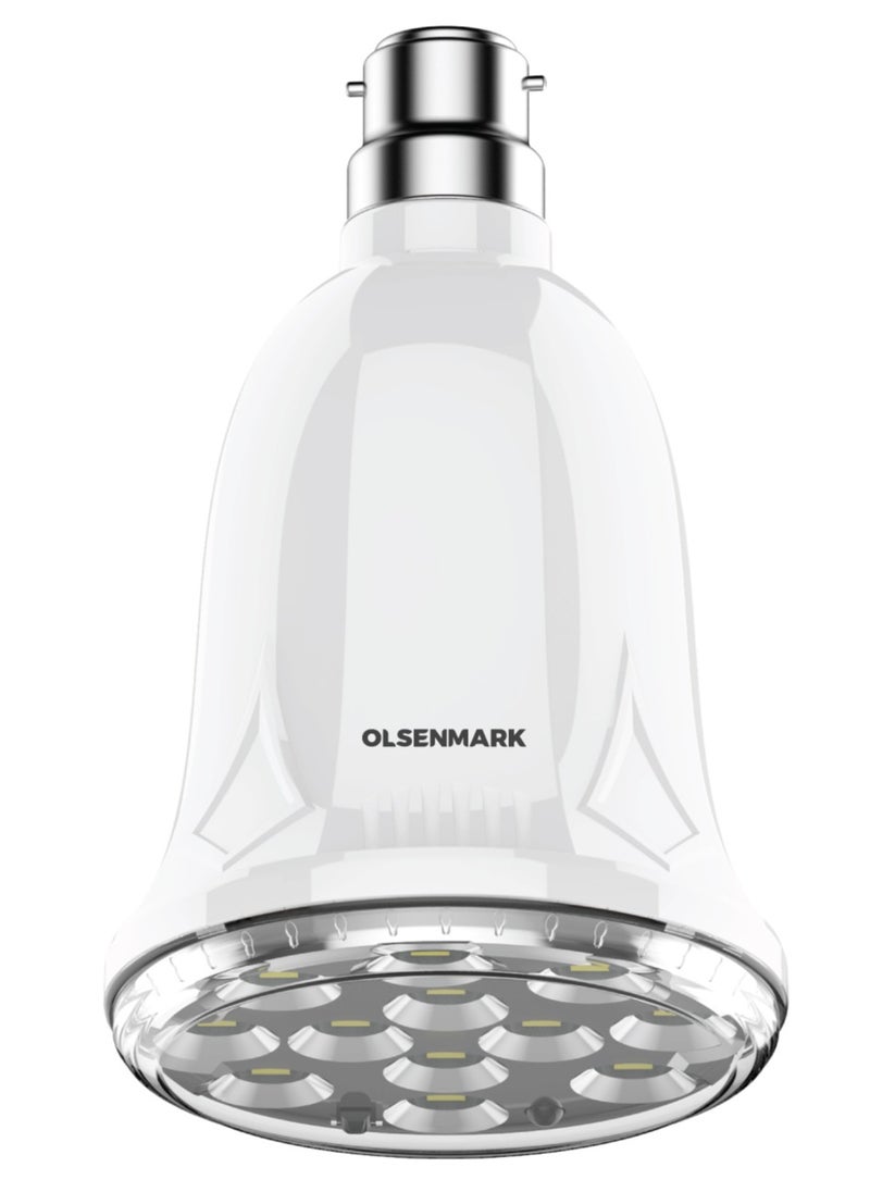 Olsenmark - Olsenmark Rechargeable LED Bulb- OMESL2838, Remote Control, Energy Efficient Light with 2.5 Hours Working, 20-24 Hours Charging, Perfect for Home and Office Use - Image 1