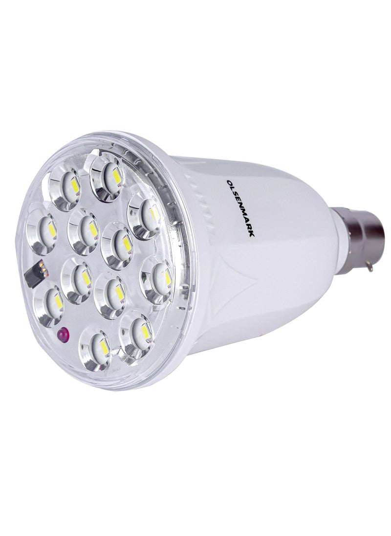 Olsenmark - Olsenmark Rechargeable LED Bulb- OMESL2838, Remote Control, Energy Efficient Light with 2.5 Hours Working, 20-24 Hours Charging, Perfect for Home and Office Use - Image 1