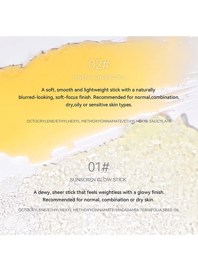 Sheloves Glow Stick, Glow Suncreen Stick,SPF 50 PA++++ Dry Oil Sunscreen Stick for Face & Body - Brightens & Hydrates for a Healthy Glow -Travel-Friendly - Image 5