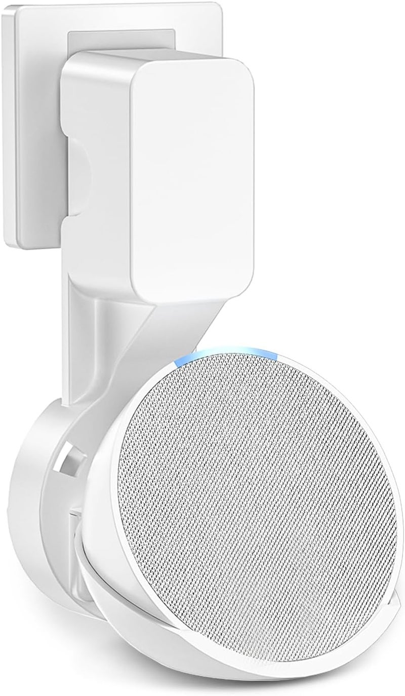ZUOLACO Wall Mount Holder for Pop, Outlet Hanger Stand for Pop, Built-in Cable Management, White - Image 1