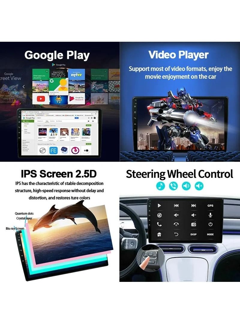 Vierex - Lexus ES250 ES300 ES330 2001 To 2006 Android Car Stereo Support Apple Carplay Android Auto Wireless Support Offline Online Map YouTube Radio Bluetooth AHD Camera Included - Image 1