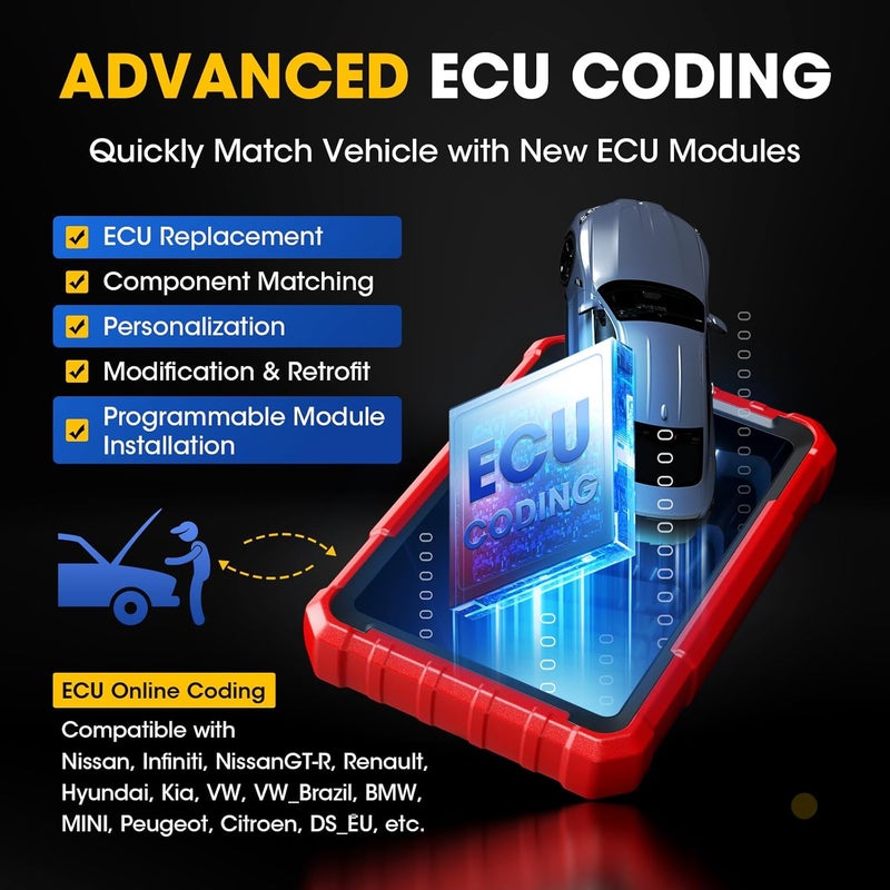 LAUNCH X431 PROS Elite Bidirectional Scanner ECU Coding CANFD DoIP - Image 4