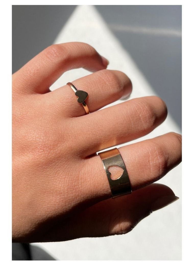 DURKU - 2- pieces of women's ring with a distinctive design - Image 1