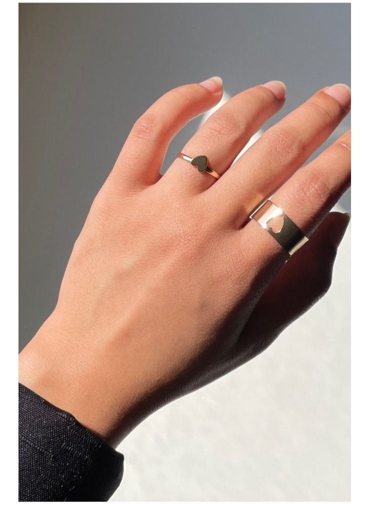 DURKU - 2- pieces of women's ring with a distinctive design - Image 1