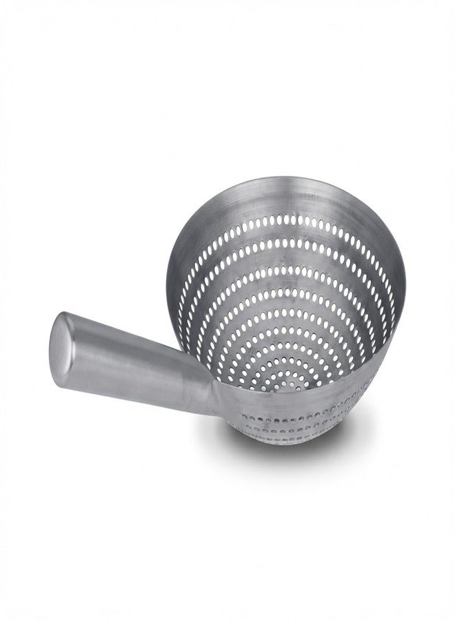 Craft Wok Large 11-Inch Stainless Steel Round Fry Basket with Stainless Handle Professional Deep Fry Strainer Durable Kitchen Skimmer for Cooking and Frying / 732W142SS - Image 2