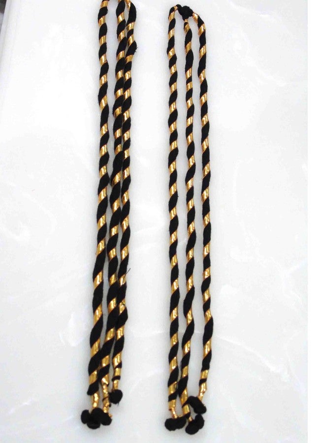 Strala Hair Extensions For Women And Girls/Parandi Used As Braid/Parandi Choti Hair For Women black color pack of 2 pcs design -44 - Image 3