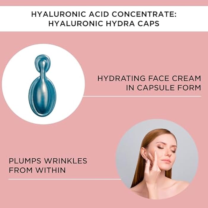 ARTDECO Hyaluronic Hydra Caps - Moisturizing Anti-Wrinkle Hyaluronic Acid Concentrate - Hydrating Face Cream in Capsule Form - Plumps Wrinkles from within - Facial Skin Care Products - 21pcs - Image 5