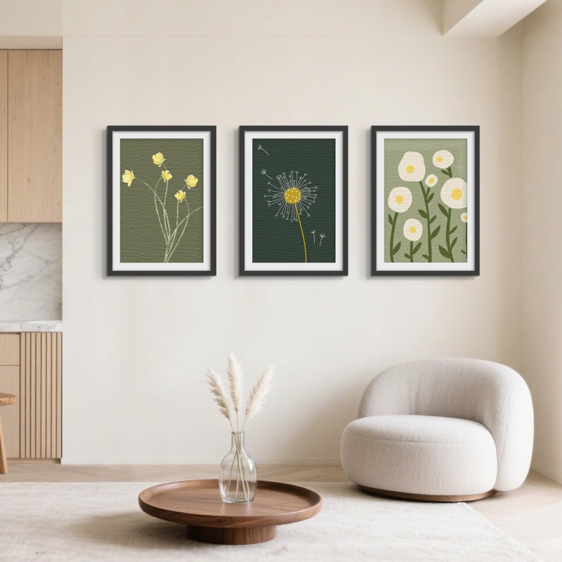 Picrit 19x27 Picture Frame 3 Pack, Black Poster Frame, Display Poster 16 x 24 with Mat or 19 x 27 without Mat for Horizontal or Vertical Wall Mounting - Image 4