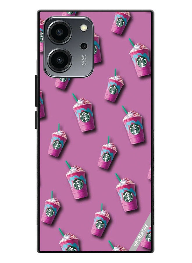 VR CREATIVE Protective Case Cover For Honor 80 SE Starbucks Design Multicolour - Image 1