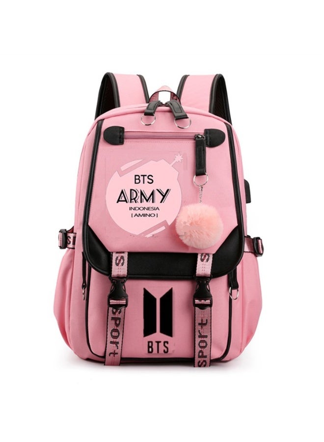 حقيبة ظهر بتصميم متعدد الألوان من BTS - Image 1