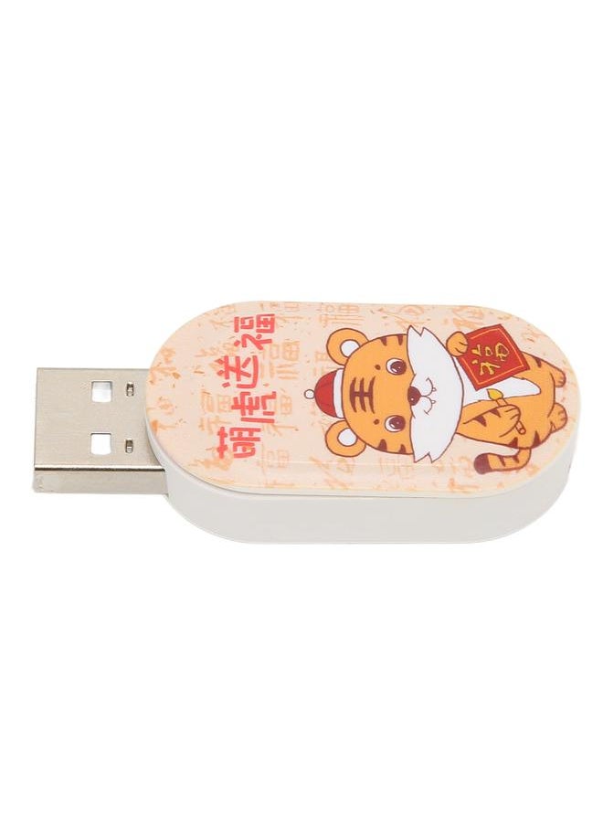 Thoraya Creative gift USB flash drive personalized cartoon USB flash drive cute tiger blessing 64GB  - Image 1