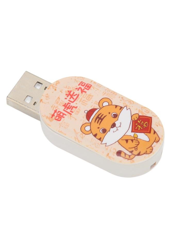 Thoraya Creative gift USB flash drive personalized cartoon USB flash drive cute tiger blessing 64GB  - Image 3