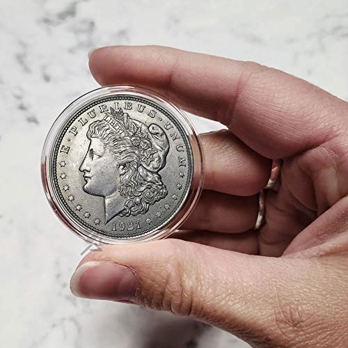 OnFireGuy 10pcs 38.1mm Direct Fit "H38" Coin Capsule Holders for 1oz Silver Dollar | Protective Coin Cases for Morgan, Peace, Eisenhower 1oz Silver Dollars - Image 4
