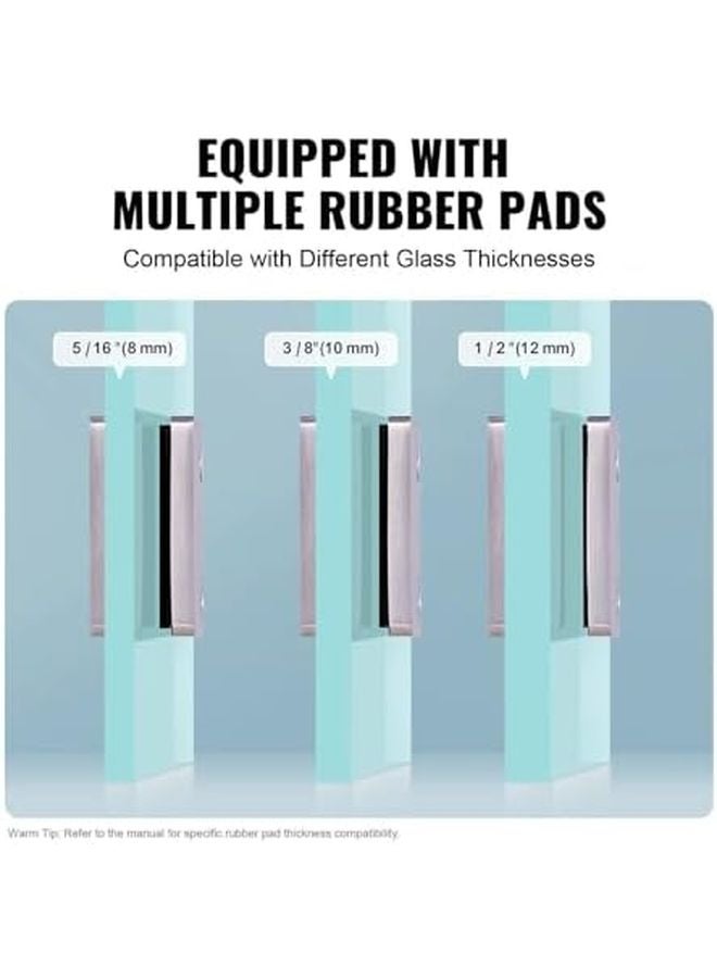 304 Stainless Steel Glass Railing Brackets 4 Pack For 0 31 0 47 Inch Tempered Glass - Image 4