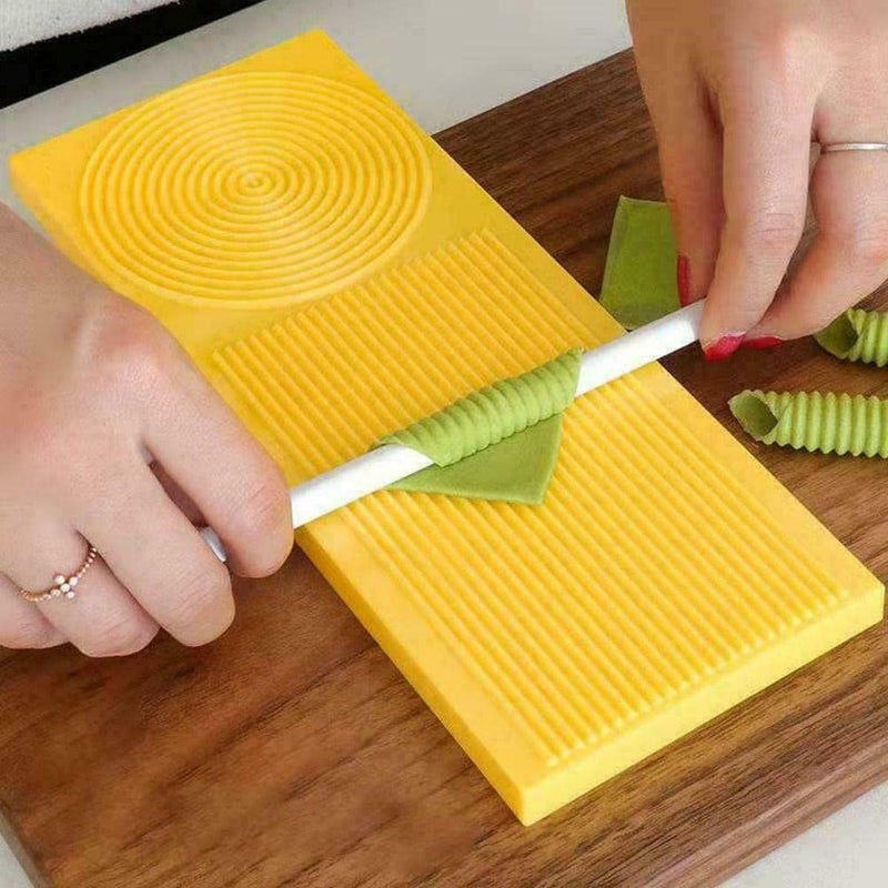 swabs cat Spaghetti Macaroni Pasta Making Plastic Board Home Handmade Pasta Board Kitchen Spaghetti Rolling Maker Food Supplement Molds Cooking Tool - Image 3