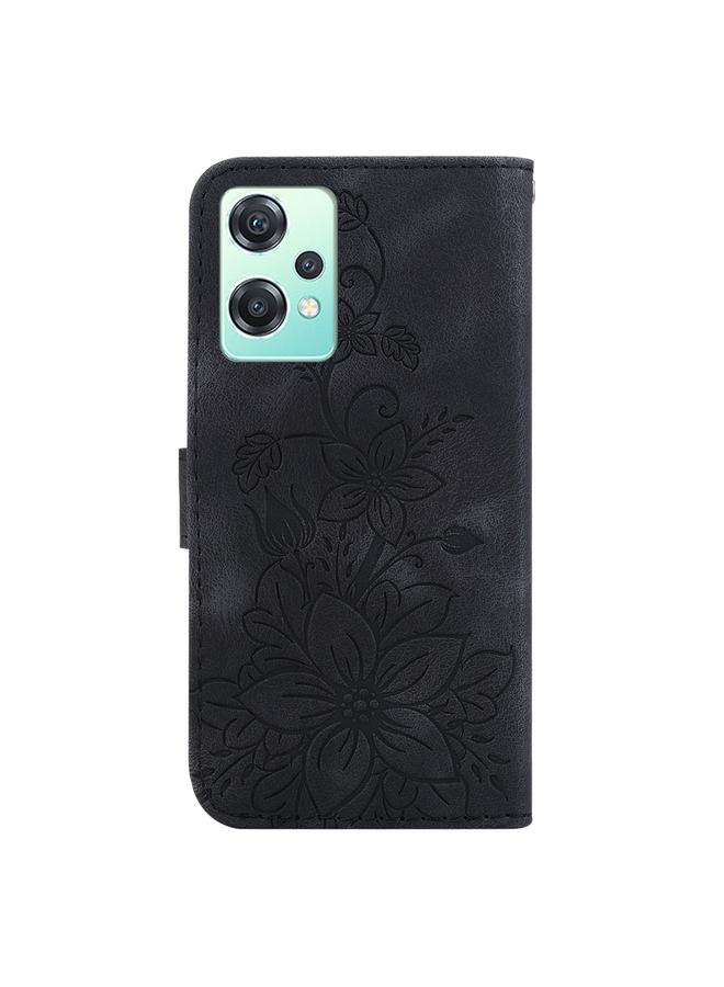 erorex Case For OnePlus Nord CE 2 Lite 5G Lily Embossed Leather Phone Case - Image 3