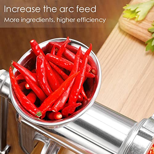 CALANDIS® Stainless Steel Manual Meat Grinder Mincer Tool Table Hand Crank Sausage S | 1 Piece Manual Meat Grinder - Image 5