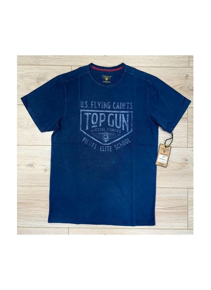 توب جان تيشيرت TOP GUN® "FLYING CADETS" - كحلي 