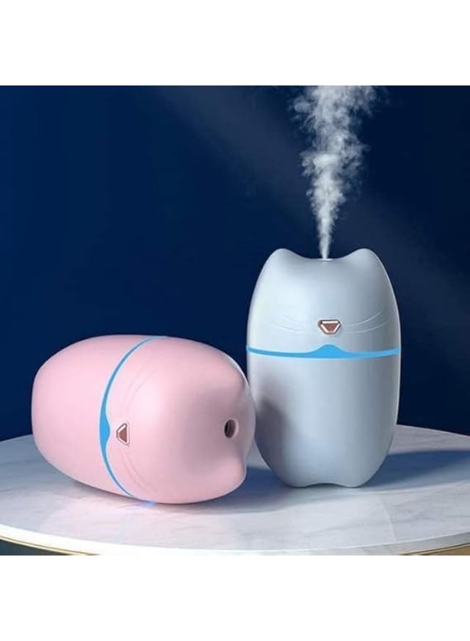 Panda Humidifier with 7 Color Night Lights, Small Usb Ultrasonic air With Essential Oil Diffuser For Bedroom, Livingroom, Kidsroom & Office Moisture - Image 2