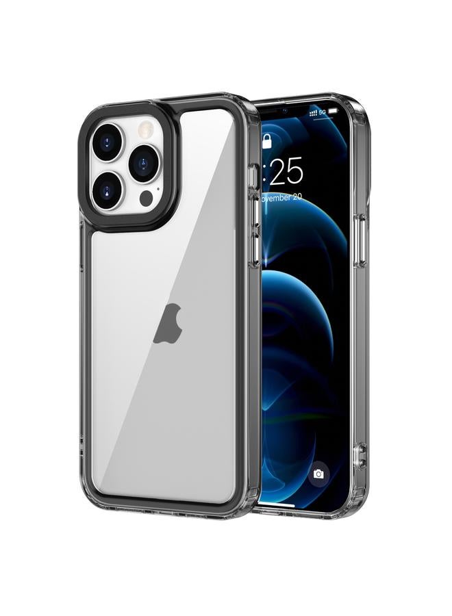 Zaboon Case For iPhone 12 Pro Max Transparent Acrylic + TPU Shockproof Phone Case - Image 1