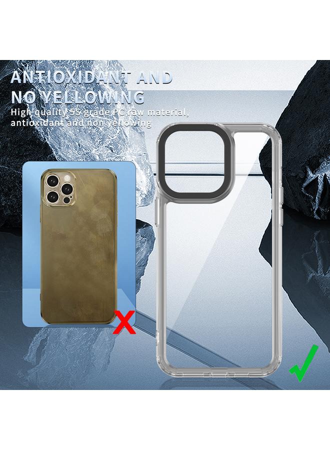 Zaboon Case For iPhone 12 Pro Max Transparent Acrylic + TPU Shockproof Phone Case - Image 4