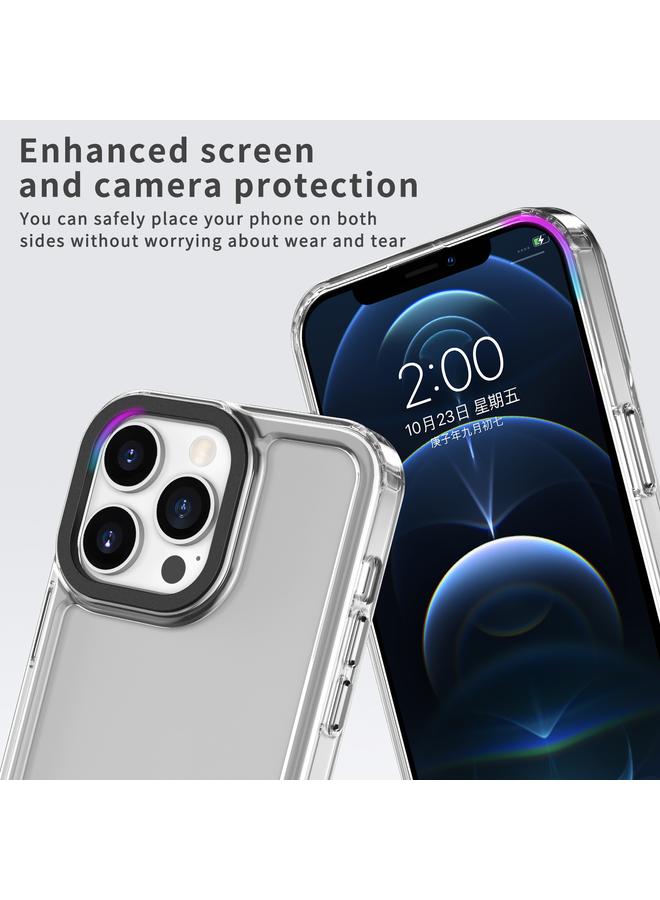 Zaboon Case For iPhone 12 Pro Max Transparent Acrylic + TPU Shockproof Phone Case - Image 3