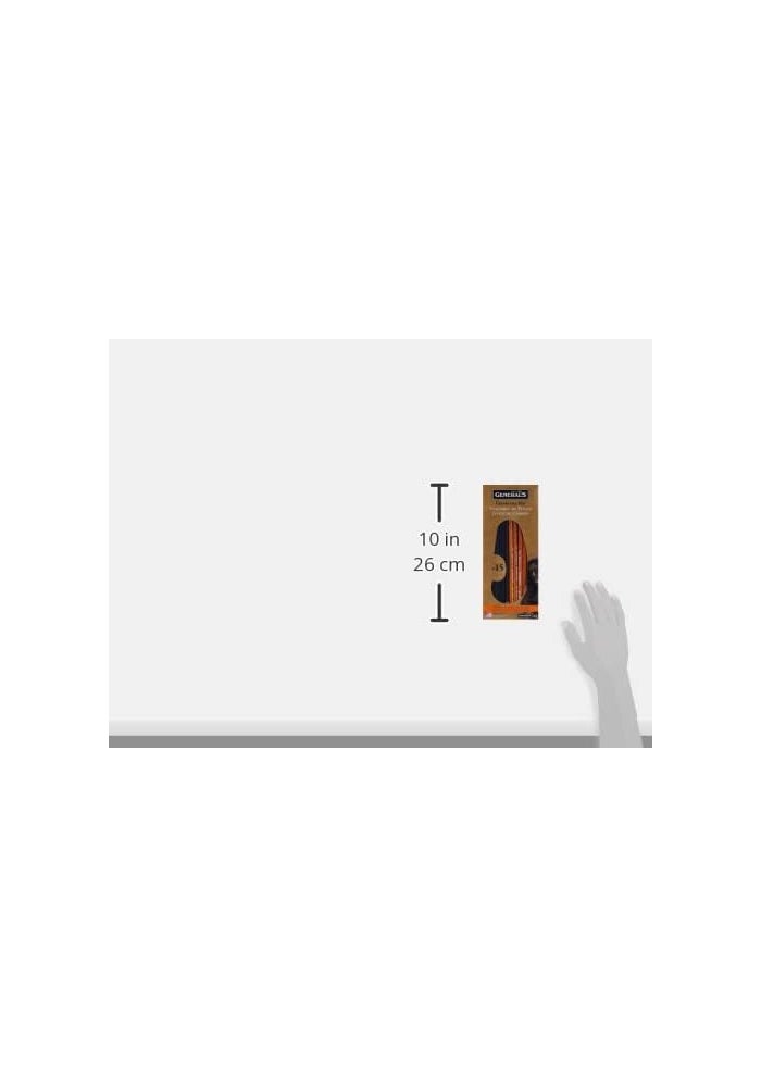 GENERAL'S Charcoal Drawing Kit - 15 Piece Set with Pencils, Eraser, and Sharpener - Image 2