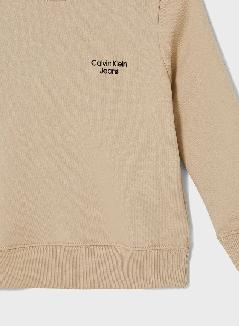 Calvin Klein Jeans Kids Logo Sweatshirt