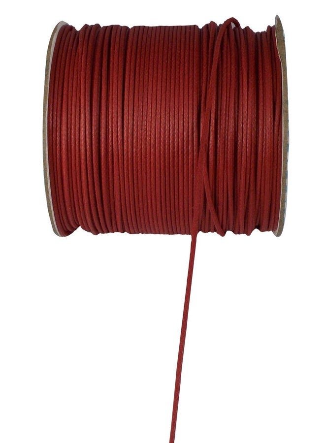 Sparkle DIY Jewellery Making 1MM Red Cotton Wax Cord 100 Mtr - Image 3