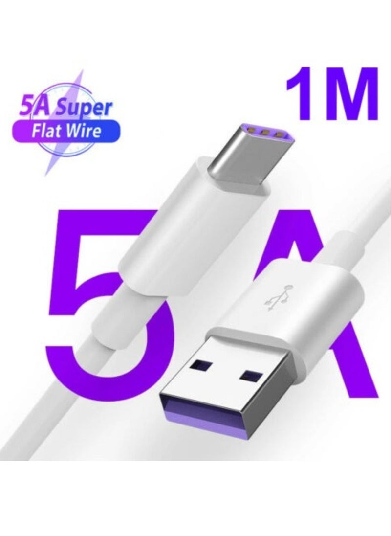 ELTRAZONE 5A Fast Charging USB C Cable Phone Charger Data Micro USB Type C Cable HUAWEI  - Image 1