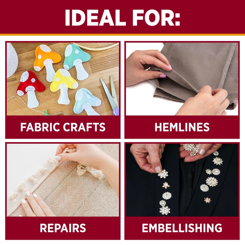 Aleene's لاصق الأقمشة الدائم Fabric Fusion 23473 من Aleene، شفاف، 4 أونصة - Image 5